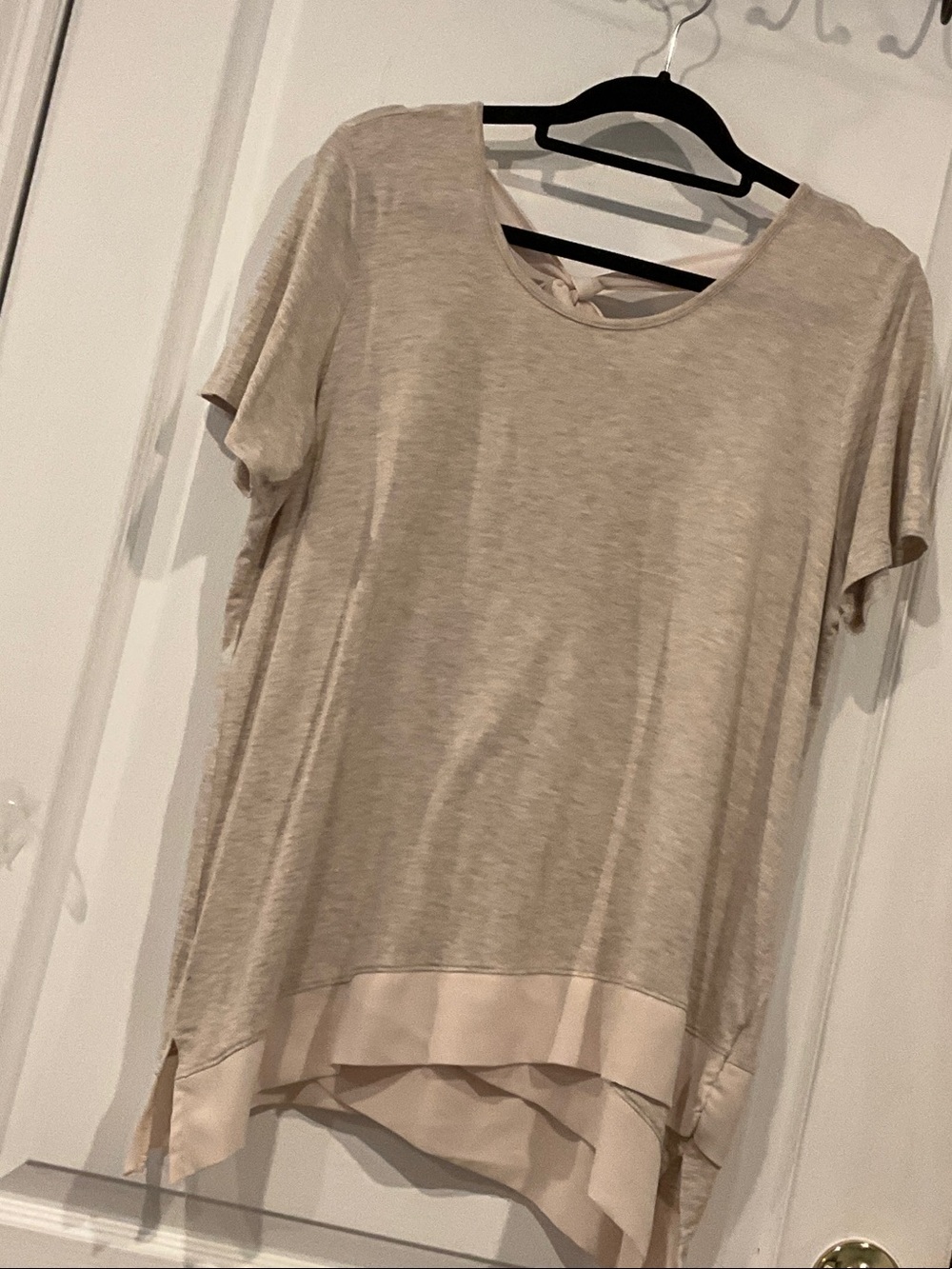 Madewell Beige Layered Short Sleeve Tee
